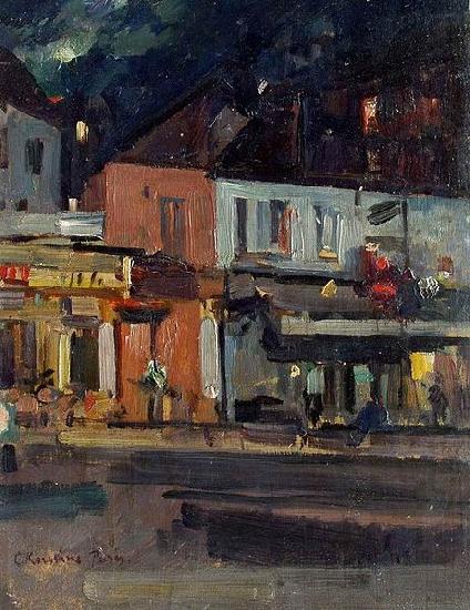 Konstantin Alexeievich Korovin Moon Night oil painting picture